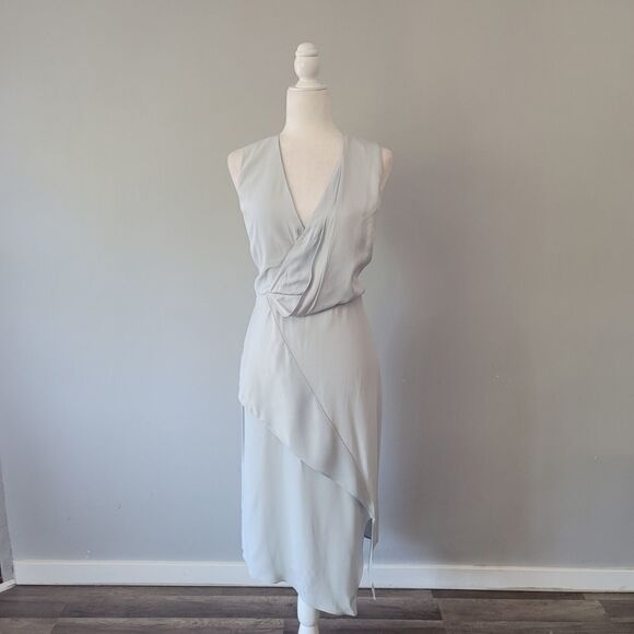 Top shop drape front midi dress - Picture 7 of 16
